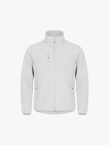 Clique Classic Softshell Jacket - Wit Softshell Jas Clique XS