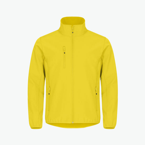 Clique Classic Softshell Jacket - Lemon Softshell Jas Clique XS