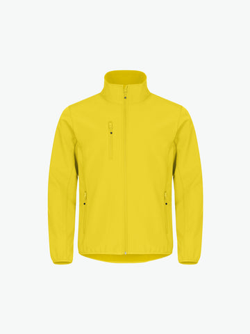 Clique Classic Softshell Jacket - Lemon Softshell Jas Clique XS