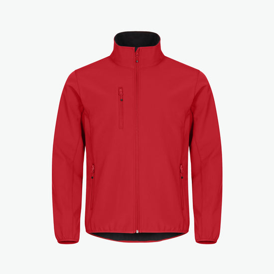 Clique Classic Softshell Jacket - Rood Softshell Jas Clique XS
