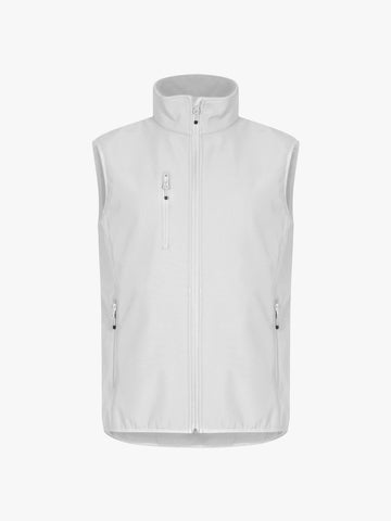 Clique Classic Softshell Vest - Wit Softshell Jas Clique XS