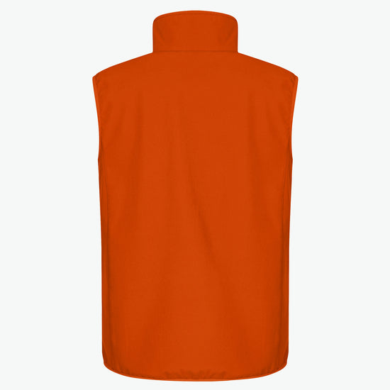 Clique Classic Softshell Vest - Diep Oranje Softshell Jas Clique