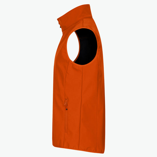 Clique Classic Softshell Vest - Diep Oranje Softshell Jas Clique