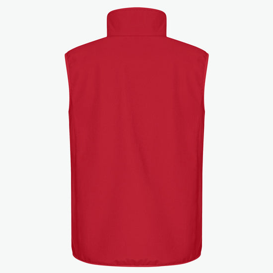 Clique Classic Softshell Vest - Rood Softshell Jas Clique