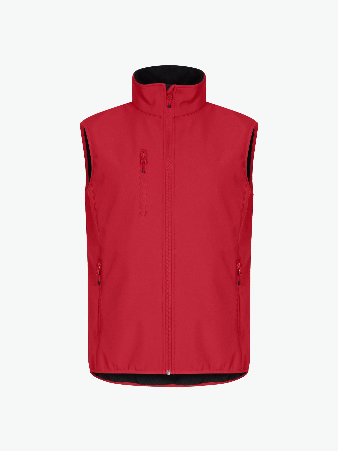 Clique Classic Softshell Vest - Rood Softshell Jas Clique XS