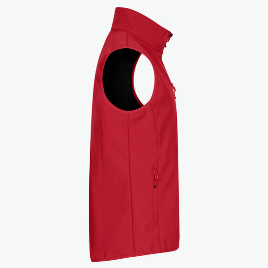 Clique Classic Softshell Vest - Rood Softshell Jas Clique