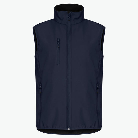 Clique Classic Softshell Vest - Dark Navy Softshell Jas Clique XS