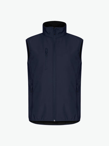 Clique Classic Softshell Vest - Dark Navy Softshell Jas Clique XS