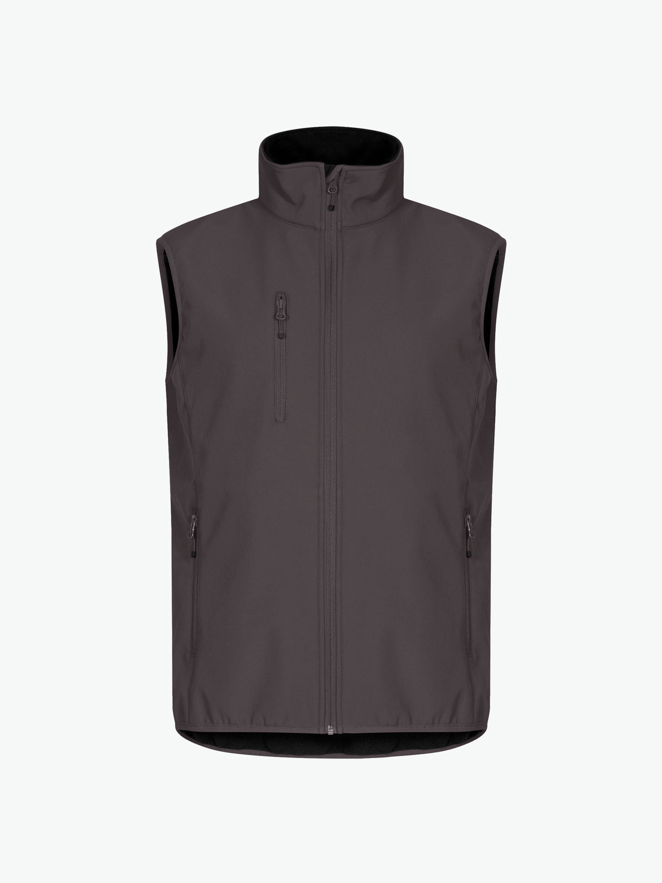 Clique Classic Softshell Vest - Donkergrijs Softshell Jas Clique XS