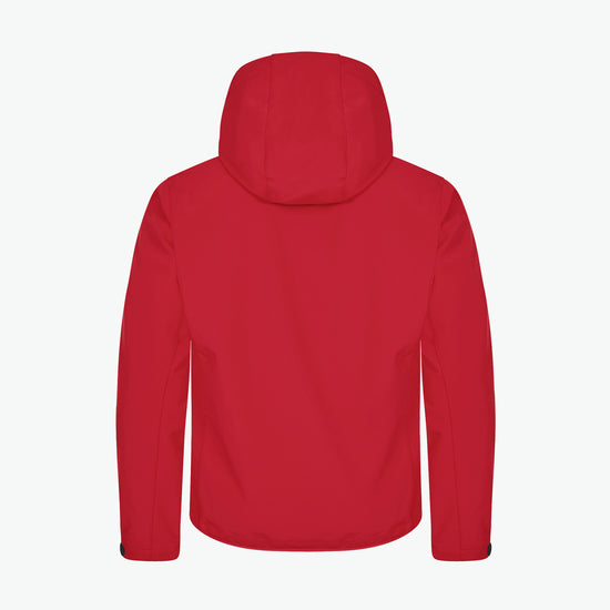 Clique Classic Softshell Hoody Jacket - Rood Softshell Jas Clique