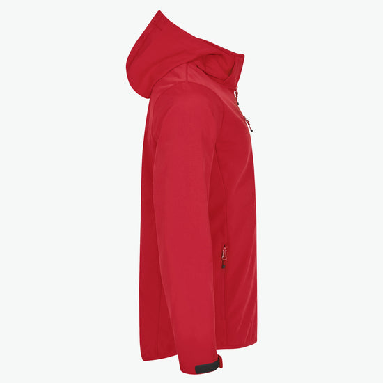 Clique Classic Softshell Hoody Jacket - Rood Softshell Jas Clique