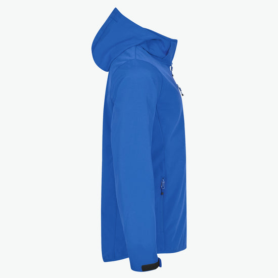 Clique Classic Softshell Hoody Jacket - Kobalt Softshell Jas Clique