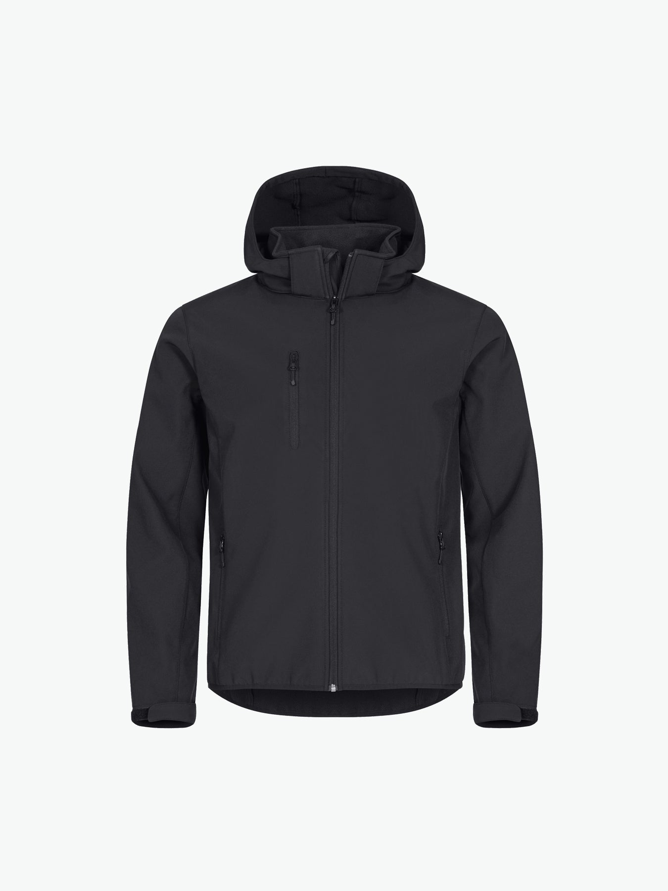 Clique Classic Softshell Hoody Jacket - Zwart Softshell Jas Clique XS