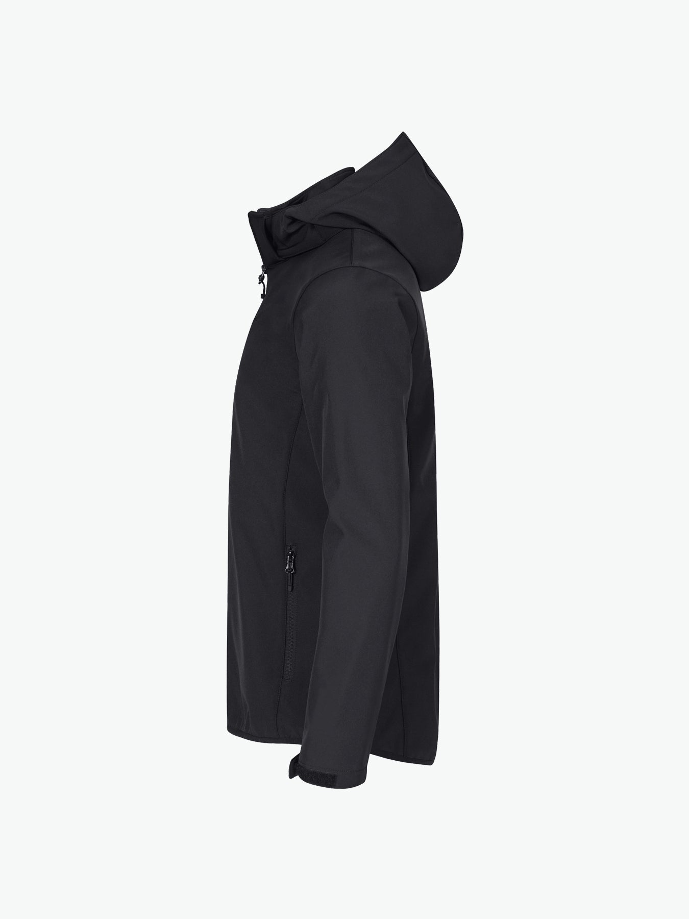 Clique Classic Softshell Hoody Jacket - Zwart Softshell Jas Clique