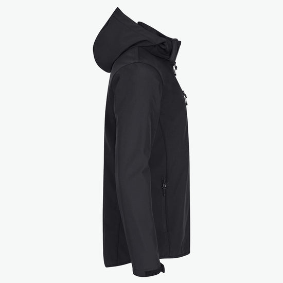 Clique Classic Softshell Hoody Jacket - Zwart Softshell Jas Clique