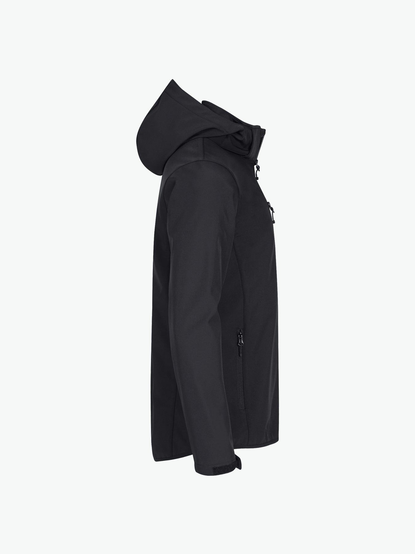 Clique Classic Softshell Hoody Jacket - Zwart Softshell Jas Clique