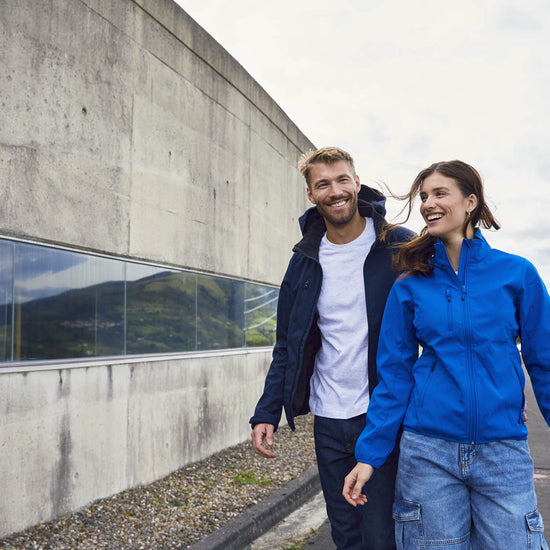 Clique Classic Softshell Hoody Jacket - Dark Navy Softshell Jas Clique