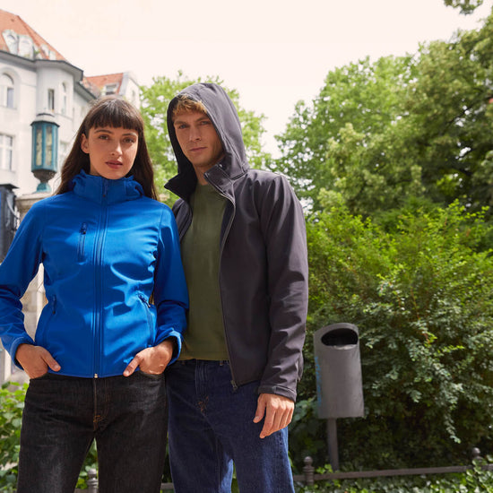 Clique Classic Softshell Hoody Jacket - Dark Navy Softshell Jas Clique