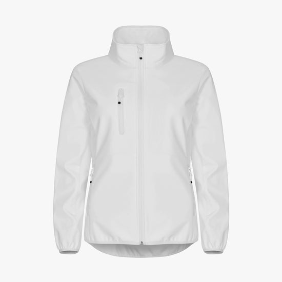 Clique Classic Softshell Jacket Women - Wit Softshell Jas Clique XS