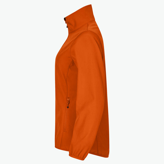 Clique Classic Softshell Jacket Women - Diep Oranje Softshell Jas Clique