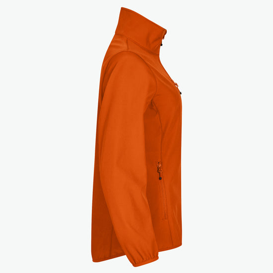 Clique Classic Softshell Jacket Women - Diep Oranje Softshell Jas Clique