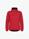 Clique Classic Softshell Jacket Women - Rood Softshell Jas Clique XS
