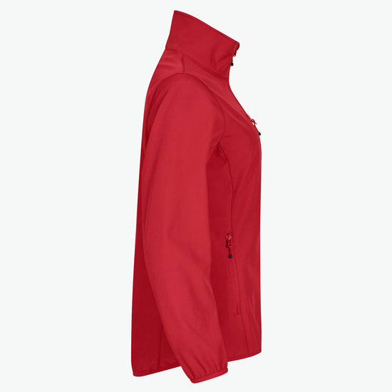 Clique Classic Softshell Jacket Women - Rood Softshell Jas Clique