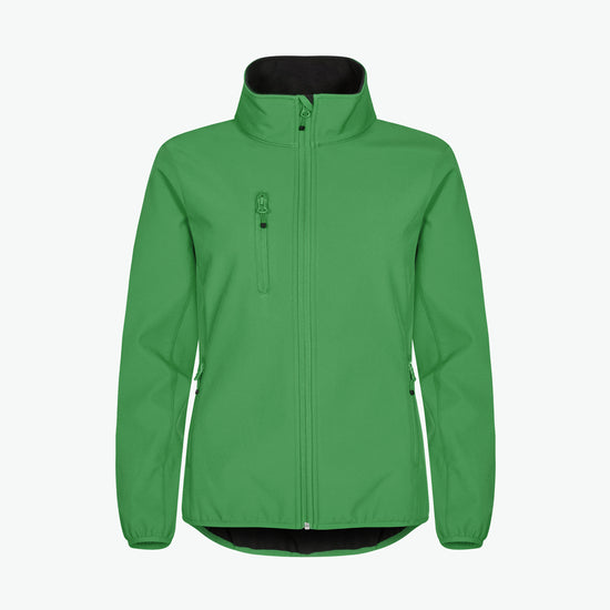 Clique Classic Softshell Jacket Women - Appelgroen Softshell Jas Clique XS