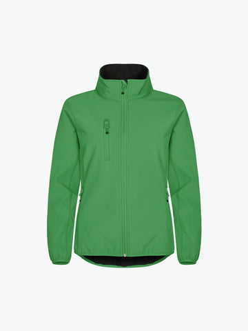 Clique Classic Softshell Jacket Women - Appelgroen Softshell Jas Clique XS