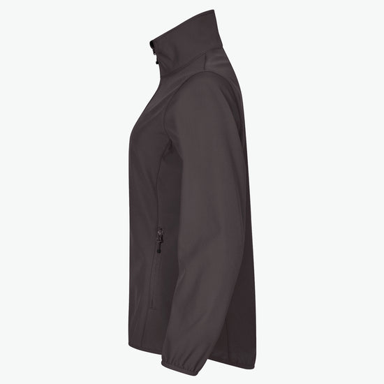 Clique Classic Softshell Jacket Women - Donkergrijs Softshell Jas Clique