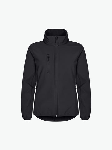 Clique Classic Softshell Jacket Women - Zwart Softshell Jas Clique XS