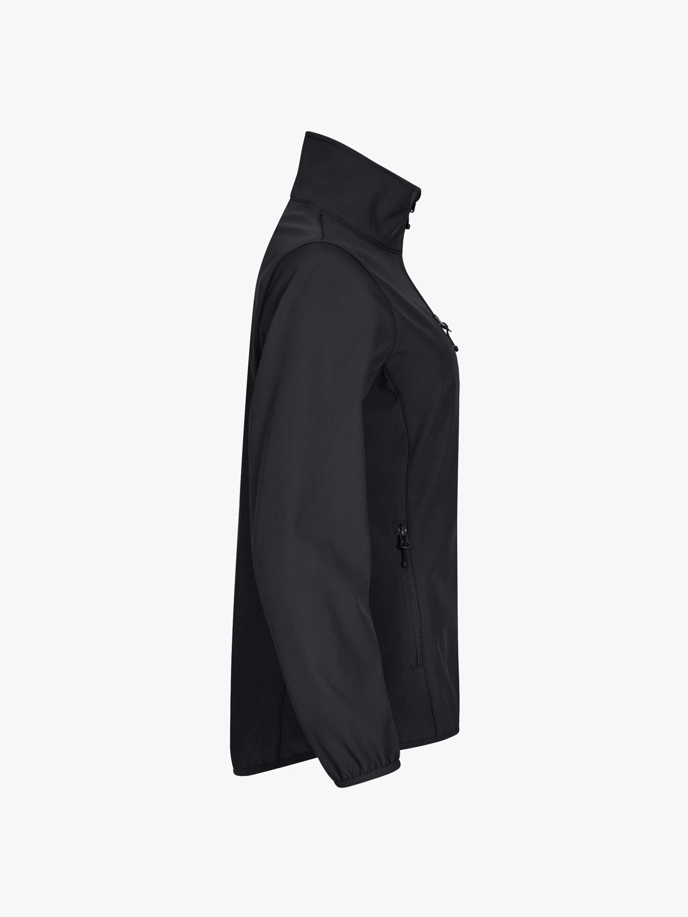 Clique Classic Softshell Jacket Women - Zwart Softshell Jas Clique