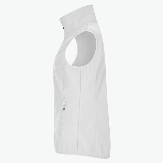 Clique Classic Softshell Vest Women - Wit Softshell Jas Clique