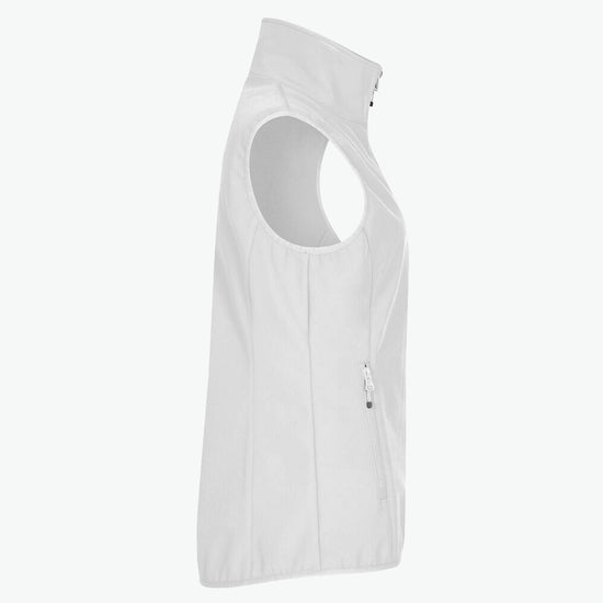 Clique Classic Softshell Vest Women - Wit Softshell Jas Clique