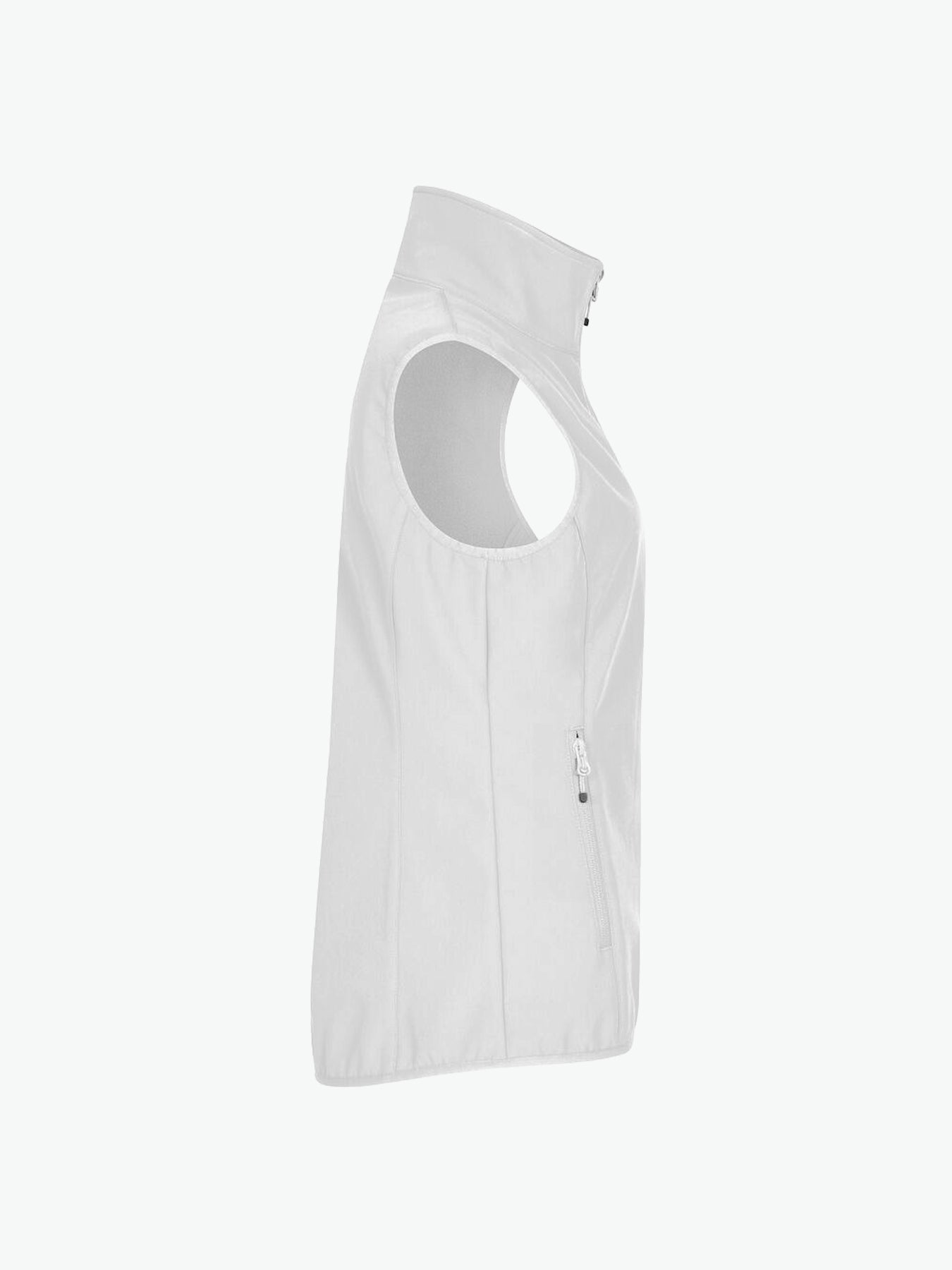 Clique Classic Softshell Vest Women - Wit Softshell Jas Clique
