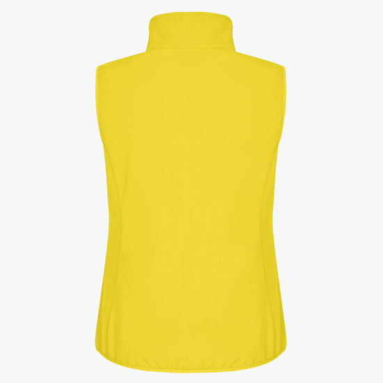 Clique Classic Softshell Vest Women - Lemon Softshell Jas Clique