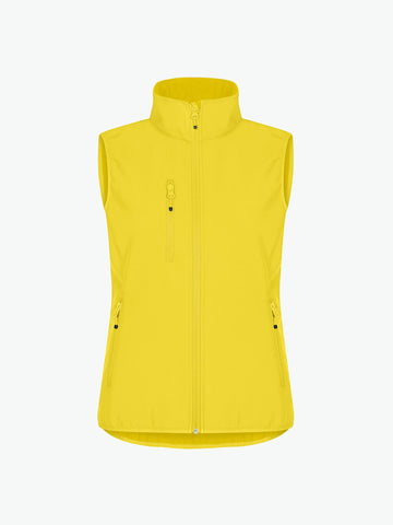 Clique Classic Softshell Vest Women - Lemon Softshell Jas Clique XS