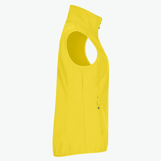 Clique Classic Softshell Vest Women - Lemon Softshell Jas Clique