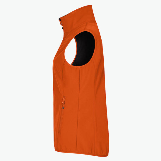 Clique Classic Softshell Vest Women - Diep Oranje Softshell Jas Clique