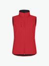 Clique Classic Softshell Vest Women - Rood Softshell Jas Clique XS