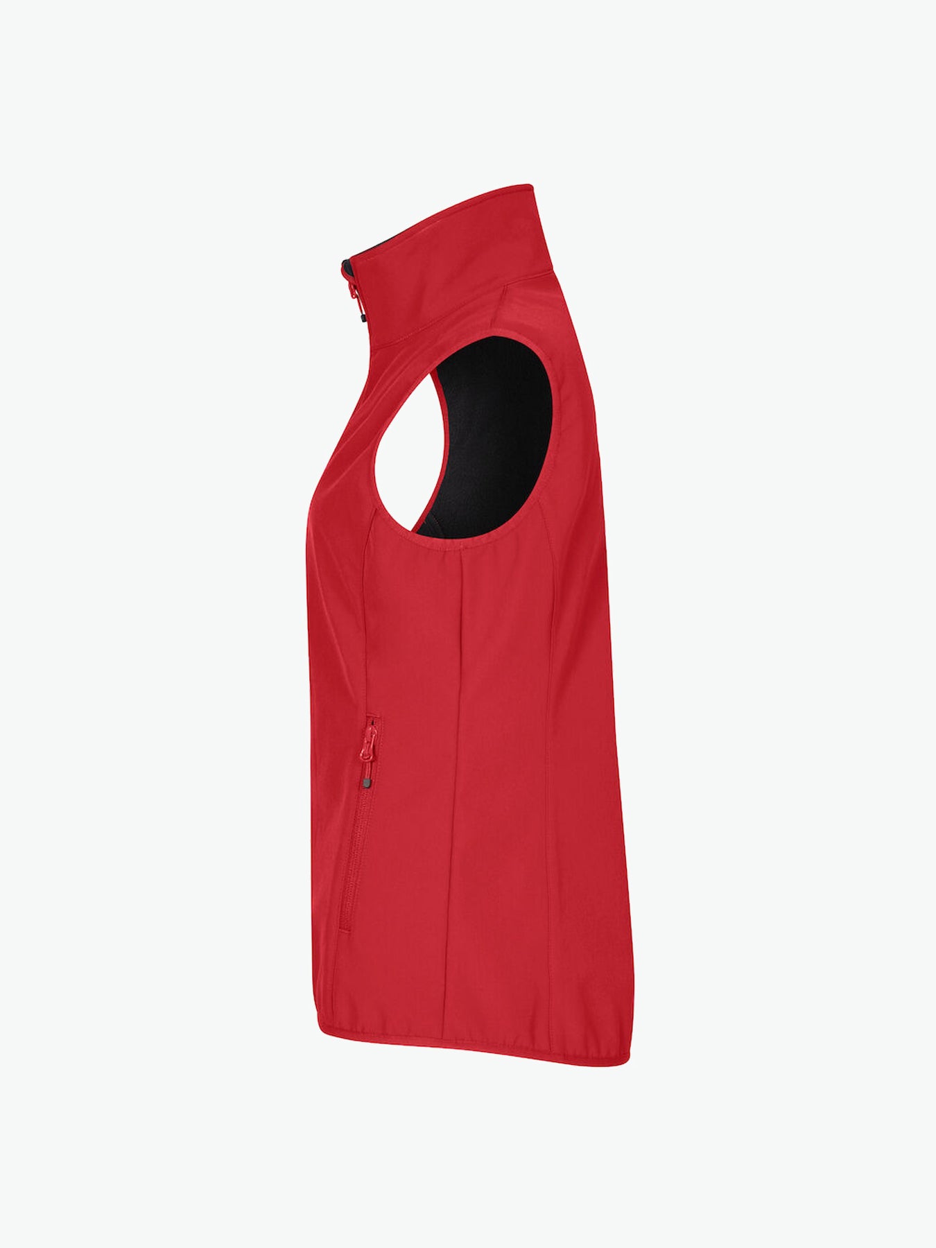 Clique Classic Softshell Vest Women - Rood Softshell Jas Clique