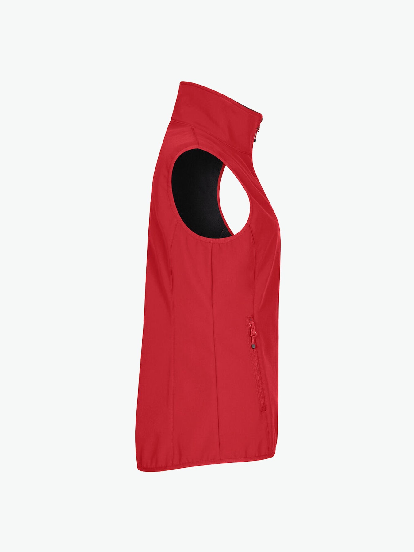 Clique Classic Softshell Vest Women - Rood Softshell Jas Clique
