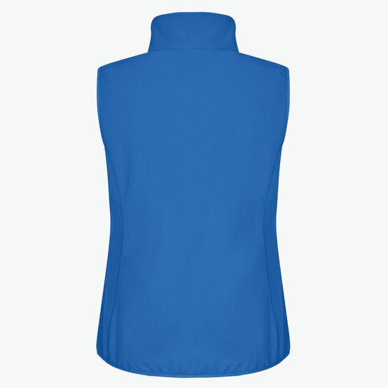Clique Classic Softshell Vest Women - Kobalt Softshell Jas Clique