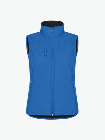 Clique Classic Softshell Vest Women - Kobalt Softshell Jas Clique XS