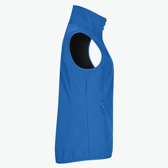 Clique Classic Softshell Vest Women - Kobalt Softshell Jas Clique