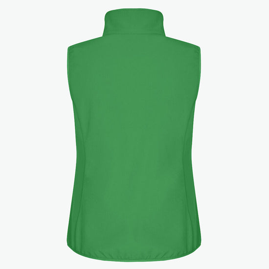 Clique Classic Softshell Vest Women - Appelgroen Softshell Jas Clique