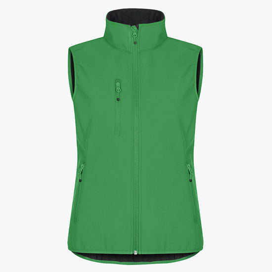 Clique Classic Softshell Vest Women - Appelgroen Softshell Jas Clique XS