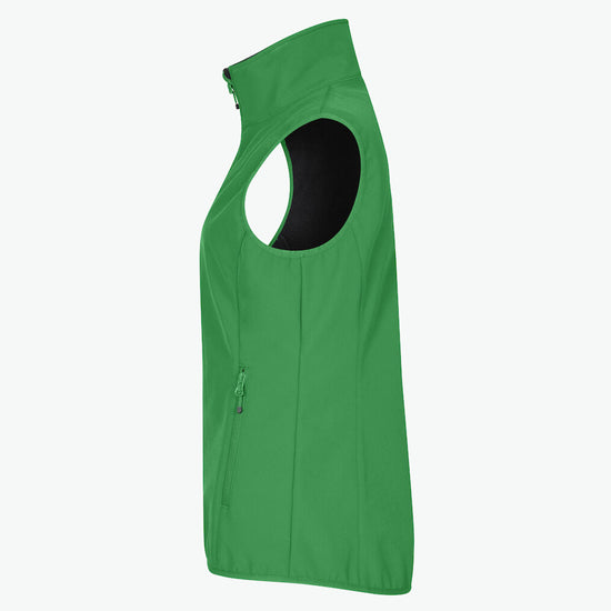 Clique Classic Softshell Vest Women - Appelgroen Softshell Jas Clique
