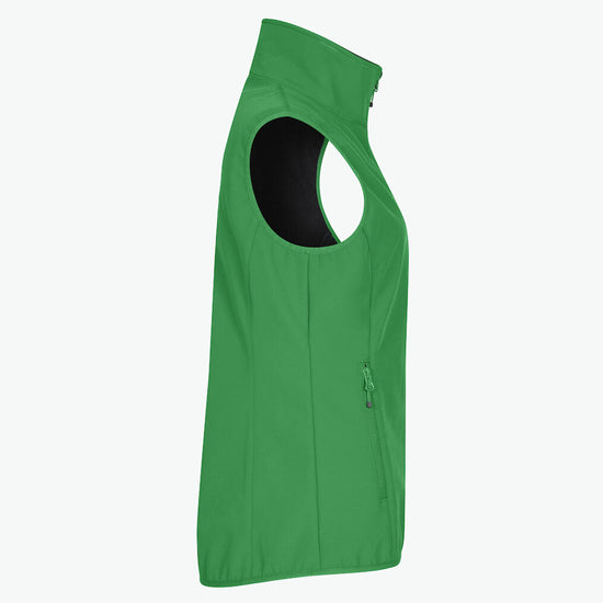 Clique Classic Softshell Vest Women - Appelgroen Softshell Jas Clique