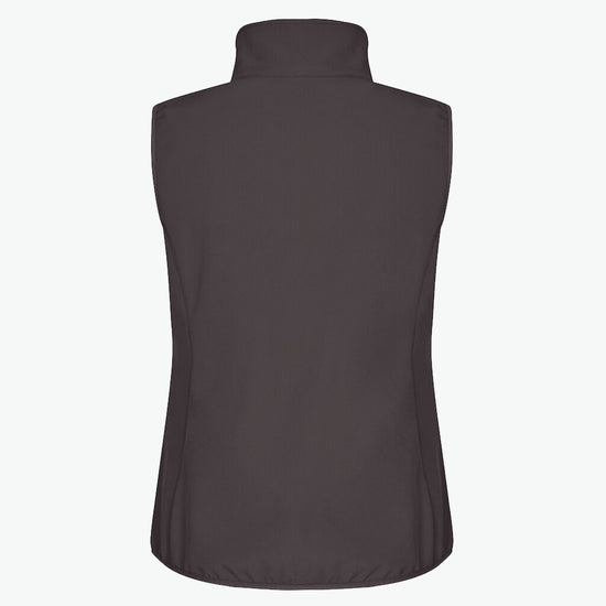 Clique Classic Softshell Vest Women - Donkergrijs Softshell Jas Clique